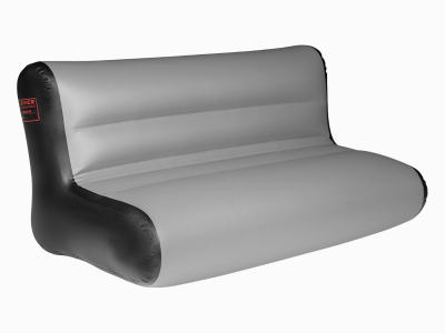 Надувное кресло S95 / Дисконт / красно-чёрное